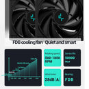 DeepCool AK620 Twin Towers CPU Air Cooler 6 Heatpipes White Dual Cooling Fans Radiator For LGA1700 2011-v3 115X 1200 AMD AM4 AM5