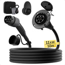 dé Type 2 Extension Cable 11kW for Wallbox Charging Station EV Charger Compatible with All Type 2 Charging Plugs 5m 10m 15m 20m