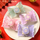 2025 Chinese New Year Snowflake Crispy Packaging 100Pcs 7x10cm Baking Cookie Machine Sealed Candy Bags