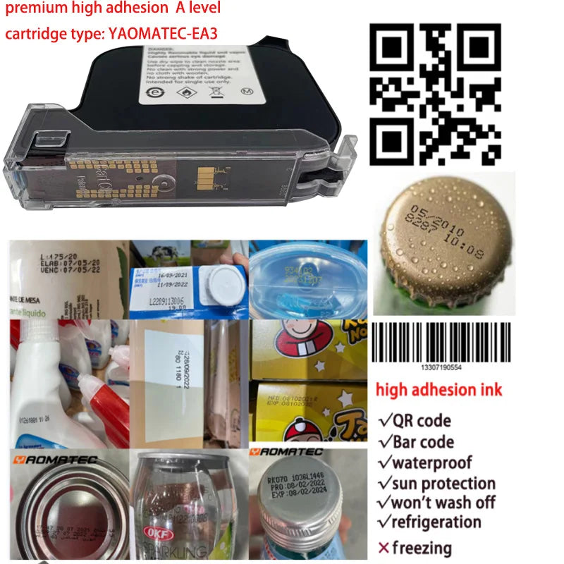 S1730  28 language date number logo expiry date label plastic carton hand jet handheld thermal inkjet printer