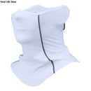 Reflective Nigh Riding Half Face Mask Summer Ice Silk Sunscreen Dust-proof Neck Collar Scarf Sports Bandana Men Women