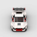 MOC R8 Technisches F1 Modell Rennwagen Bausteine Stadtfahrzeug Ziegel Sets Speed Champions Rennsport F1 Superrennen Kinder Geschenk Spielzeug