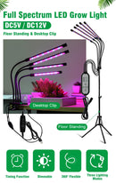 The Sunforge | Full-Spectrum USB LED Grow Light for Indoor Plants