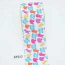 5 Yards Easter Rabbit Printed Grosgrain Satin Ribbons For Bows DIY Craft Decoration Packaging Supplies, 10 Pieces Resins. 59086