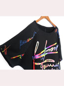 XITAO Druckmuster T-Shirt Mode Neue Damen unregelmäßiger Pullover Klein Frisch 2020 Sommer Patchwork Elegant Locker Tee XJ4809