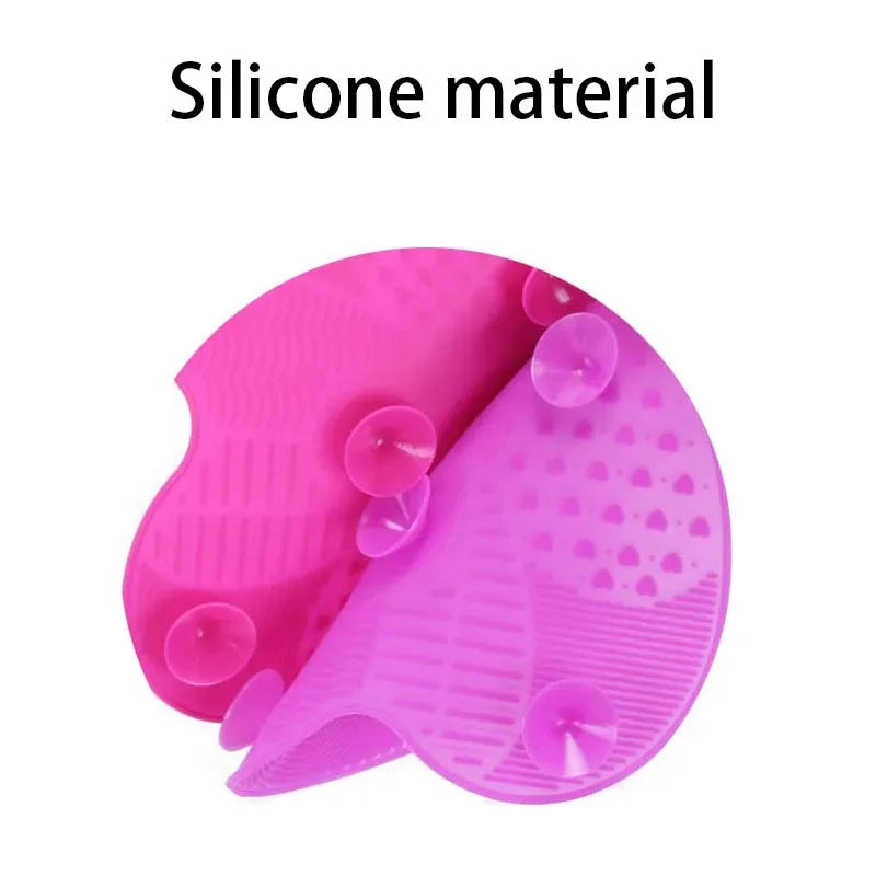 Silicone Brush Cleaner Cosmetic Make Up Washing Brush Gel Cleaning Mat Foundation Makeup Brush Cleaner Pad Scrubbe Board