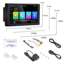 Universal 7"/9"/10" Car Radio Android 13 Wireless CarPlay Android Auto multimedia player WiFi GPS Navi RDS USB 2 Din Car Stereo