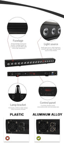 The Lumina Prime | 18x18W RGBWA+UV 6-in-1 DMX Wall Wash Bar for Stages & Events