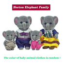 Easter Bunny 1:12 Simulation Forest Family Reindeer Panda Animal Dollhouse Figures Miniature Furniture Kitchen Accessories Gift