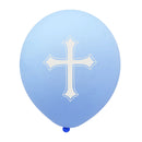 Balloon Easter Bless Cross Easter Balloons Party Easter Decoration Ballon Baptism Forked Holy Communion Favors Christen Decotion