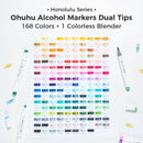 The Pigment Atelier | Ohuhu Honolulu Alcohol Marker Set, Refillable Dual-Tip (24–320 Colors)