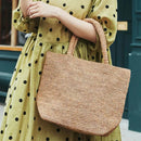 Handgemachte Häkel-Strohtasche Strandtasche Sommer-Raffia-Taschen für Frauen Handtasche Reise Gewebte Eimertasche Designer Umhängetaschen Clutch