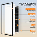 The Sun Harvester | 300W 10BB N-Type Monocrystalline Solar Panel (25% Efficiency)