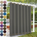 Custom Blackout Curtain Outdoor Waterproof Windproof Curtains Top Bottom Grommets Curtain for Balcony/Garden/Patio/Porch/Pool