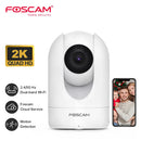 FOSCAM Home Security 4MP WiFi Camera Pan&Tilt 2.4/5GHz Wireless IP Indoor Cam AI Human Detection Home Video Surveillance Cameras