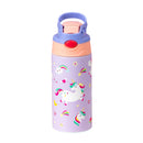 350ml Cartoon Insulated Cup Animal Pattern Stainless Steel Thermos Cup Christmas Vacuum Flasks Water Bottle Xmas Gift Cup
