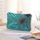 Women's Evening Clutch Bag Party Purse Luxury Wedding Clutches For Bridal Exquisite Crystal Ladies Handbag Apricot Silver Wallet