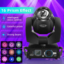 U'King 230W Beam 7R Moving Head Stage Light Gobos 16CH DMX512 Sound Activated Effect Lighting for DJ Concert Party Nightclub