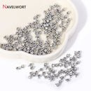 10/20pcs 18K Gold Plated Crimp Beads End Bead For Jewelry Making,Brass Snap Crimp Clasps For DIY Bracelet Making Accessories