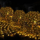 Fairy Lights Led Fishing Net Lights Outdoor Park Garden Christmas Decoration Garland Holiday Lighting Led String Lights Navidad