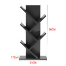Voltsify  Rustic Standing Tree Bookshelf Wood Display Rack Kids Bookshelf  Bookshelves for Home