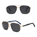 GCV 2021 Brand Classic Pilot Square Polarisierte Sonnenbrille Metallrahmen Herren Fahrbrille Männliche Sonnenbrille UV-Schutz Luxus