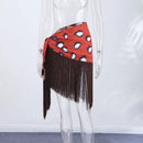 Polka Dots Print Detachable Scarf Sling Dress 2026 New Ladies Slim V-neck Spaghetti Strap Long Robes Women's Beach Dresses