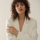 Yhpup Minimalist Geometric Square Stainless Steel Ring  Acrylic Fashion Simple Temperament Occident Ring for Women Jewelry