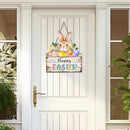 Easter Door Hanging Sign Multi-Purpose Front Door Welcome Happy easter Spring Wreath Sign for Friends Warm Gift kids favors