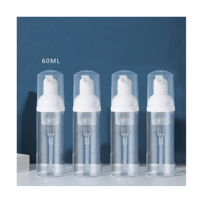 10 Pack Foam Dispenser Plastic Pump Bottle Empty Fill Bottle for Travel Cleaning Cosmetic Packaging 60Ml