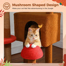 The Summit Tower | Floor-to-Ceiling Wooden Cat Tree with Hammock & Scratching Posts