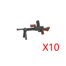 WWII Military Building Blocks Accessories Soldier Figures Weapons Box Rifle Submachine Gun AKM Shield Mini Brick Toy K003 Gift