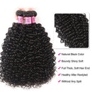 UNice Hair Lockenbündel, unbehandelt, Naturfarbe, Güteklasse 10A, 100 % Echthaar, 1/3/4 Stück im Angebot