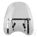 Universal Motorcycle 7/8" 1" Handlebar Deflector Windscreen Windshield Screen For Ducati Honda Harley Yamaha Wind Deflector