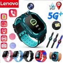 Lenovo 5G Kids Smart Watch SOS GPS Location Sim Card Call 8K Camera Child SmartWatch Waterproof Boys Girl Gift For Android Ios
