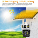 6K 12MP HD Solar Camera 4G SIM Card Wifi Outdoor IP Wireless Security CCTV Surveillance PTZ Night Vision PIR Human Detection Cam