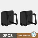 Kitchen Organizer Sponge Holder Soap Drying Rack Self Adhesive Sink Drain Racks Stainless Steel Sink Wall Storage Racks Hooks