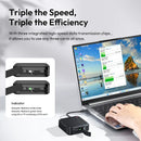 Ulanzi CRC10 3-in-1 Card Reader Case CFA/SD/TF 13 Card Holders with USB3.2 Gen2 Interface High-Speed Data Transmission Chips