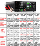 60V 20A Adjustable Laboratory Power Supply, 1200W High-precision Bench Power Supply for Battery Charging, OCP, Memory Storage
