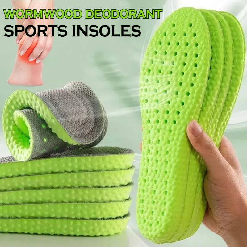 2023 New Sport Shoes Insole Comfortable Plantar Fasciitis Insoles for Feet Man Women Orthopedic Shoe Sole Running Accessories