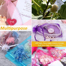50Pcs/lot Organza Bag Jewelry Tulle Drawstring Bag Jewelry Packaging Display & Jewelry Pouches Wedding Gift