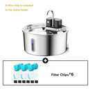 The Oasis Well | 3.2L Wireless Stainless Steel Cat Water Fountain with Smart Sensor