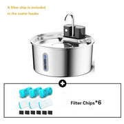 The Oasis Well | 3.2L Wireless Stainless Steel Cat Water Fountain with Smart Sensor