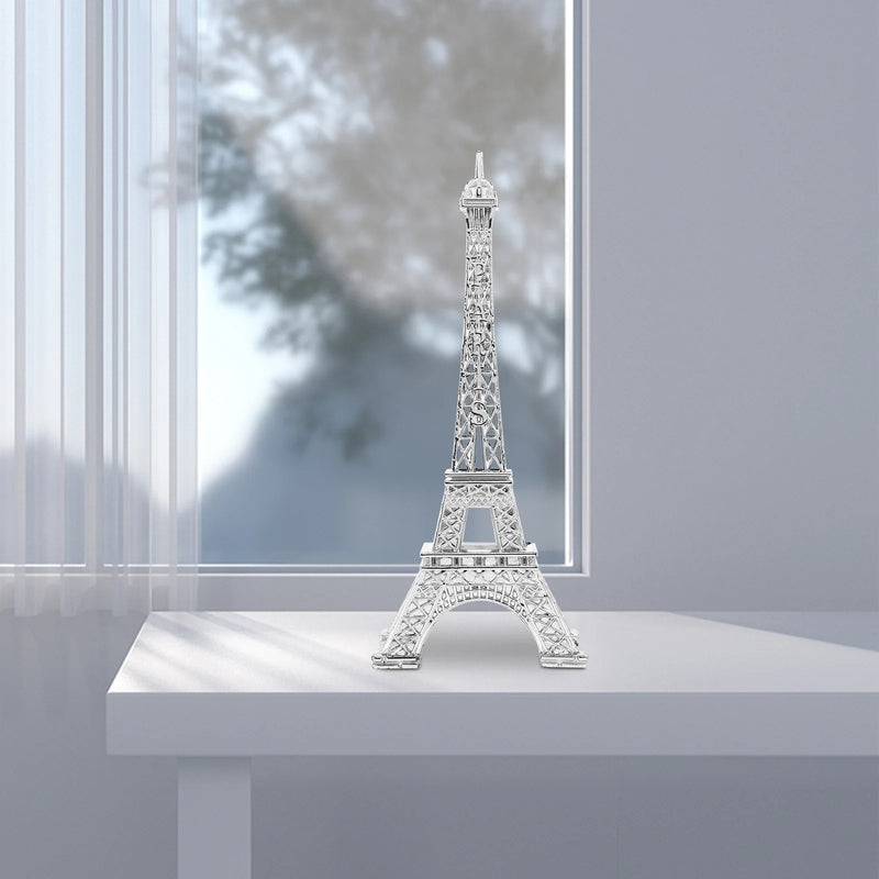 Eiffel Tower Statue Model Metal Mini Decorative Paris Eiffel Tower Figurine Ornament for Souvenir