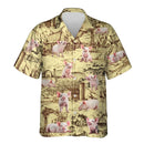 Funny Men's Shirt Animal Pig 3D Printed Beach Cute Pet Graphic Shirts For Men Clothes Casual Hawaiian Surfing Short Sleeve