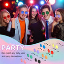 Fashion Disco Round Colors Sunglasses Hippie Women Men Circle Glasses Retro Metal Sun Glasses UV400 Protection Eyewear Unisex