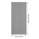 Gray W/O Stripes EVA Foam Teak Sheet Marine Flooring 35.4Inchx94.5Inch Yacht Synthetic Boat Decking Self-Adhesive Pad