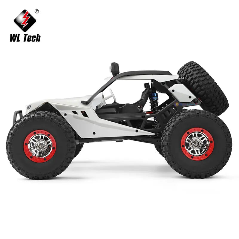 WL 12429 WLtoys 1/12 4WD RC Racing Car High Speed Off-Road Remote Control Alloy Crawler Truck LED Light Buggy Toy Kids Gift RTF