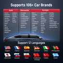 THINKCAR BD6 OBD2 Bluetooth Scanner Full System Diagnostic OIL IMMO ETS BLEED Brake Reset Lifetime Free Auto VIN Car Code Reader