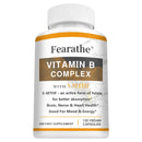 Vitamin B Complex - Maximum Absorption - Cellular Energy Production, Maintaining Overall Energy Levels